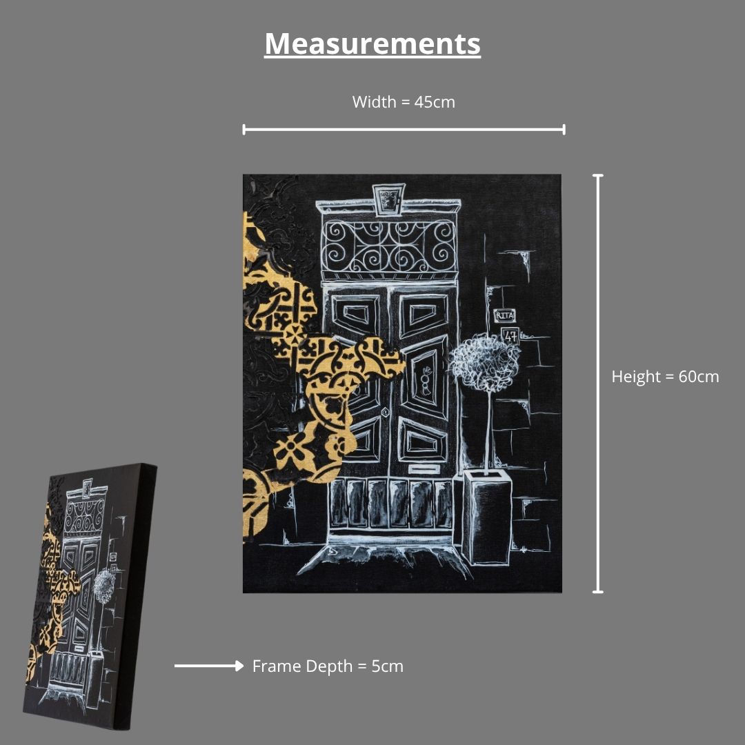 Wall Art | Black Gold Number 3