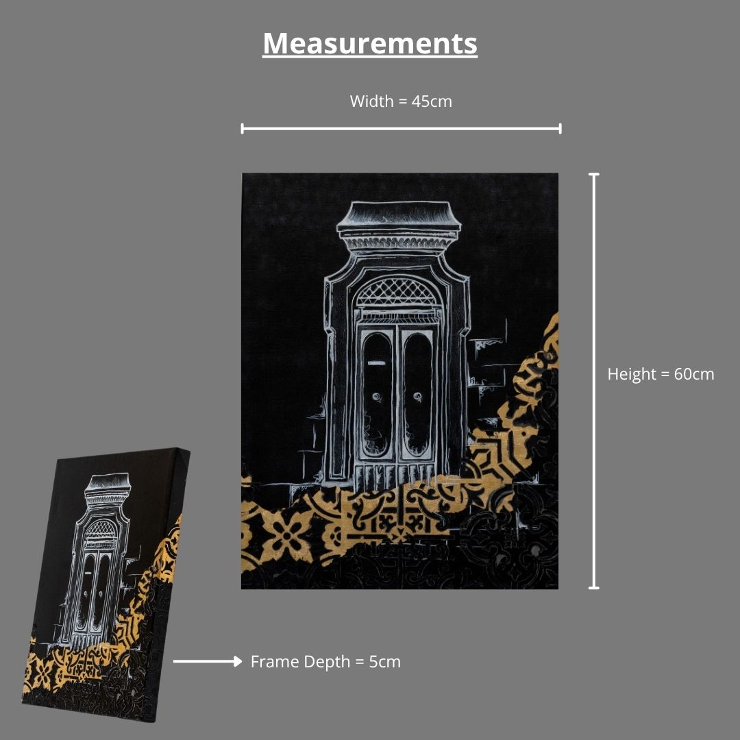Wall Art | Black Gold Number 1