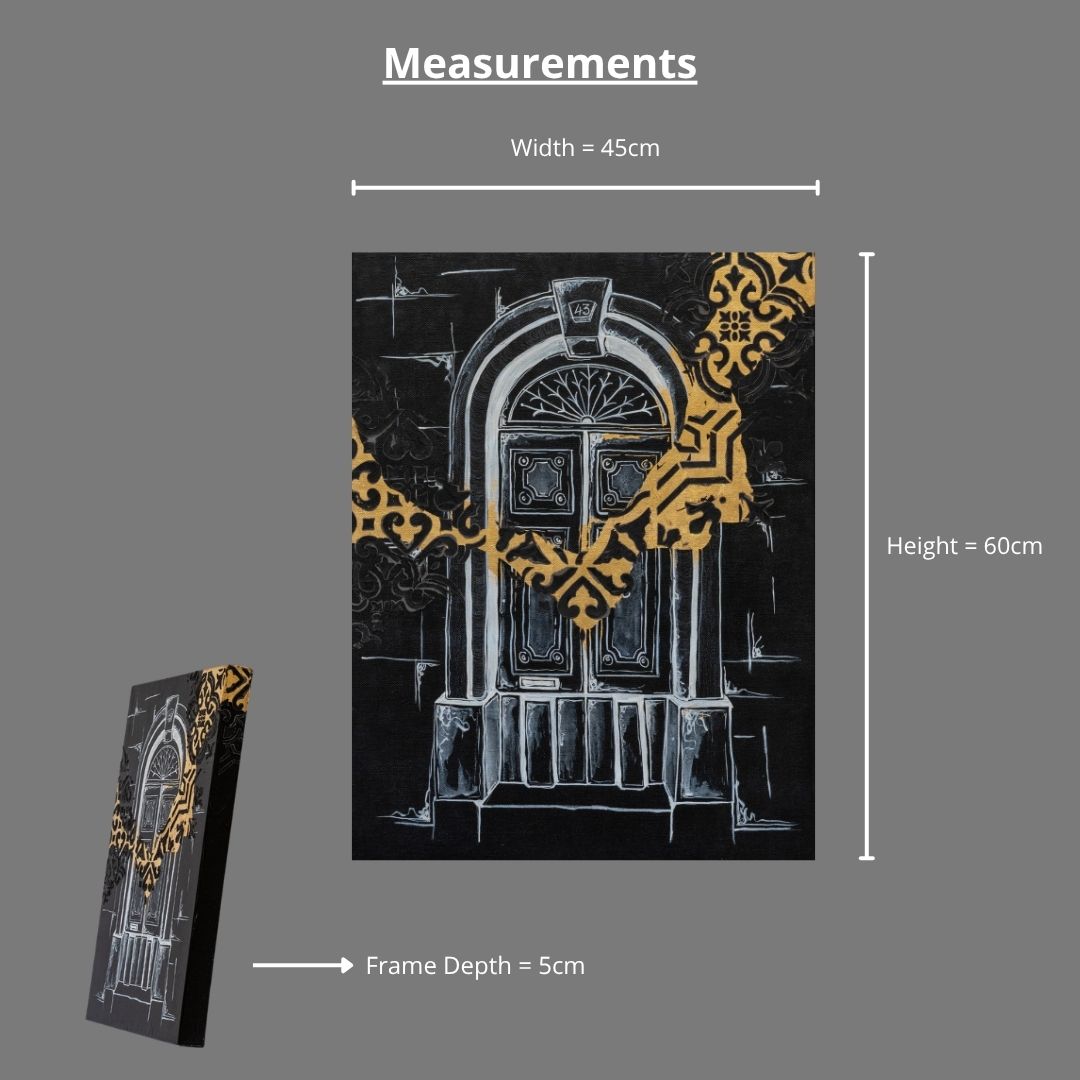 Wall Art | Black Gold Number 2