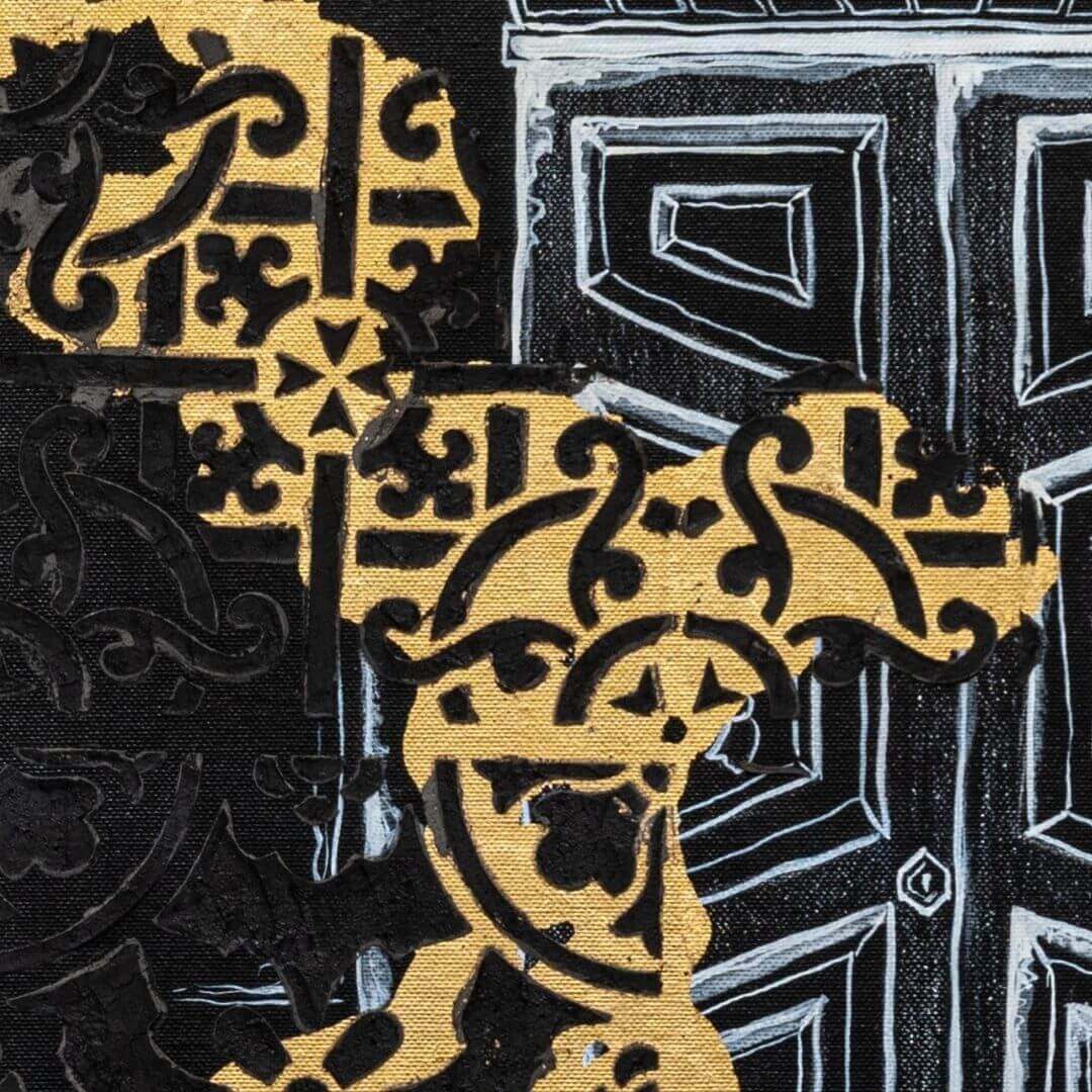 Wall Art | Black Gold Number 3