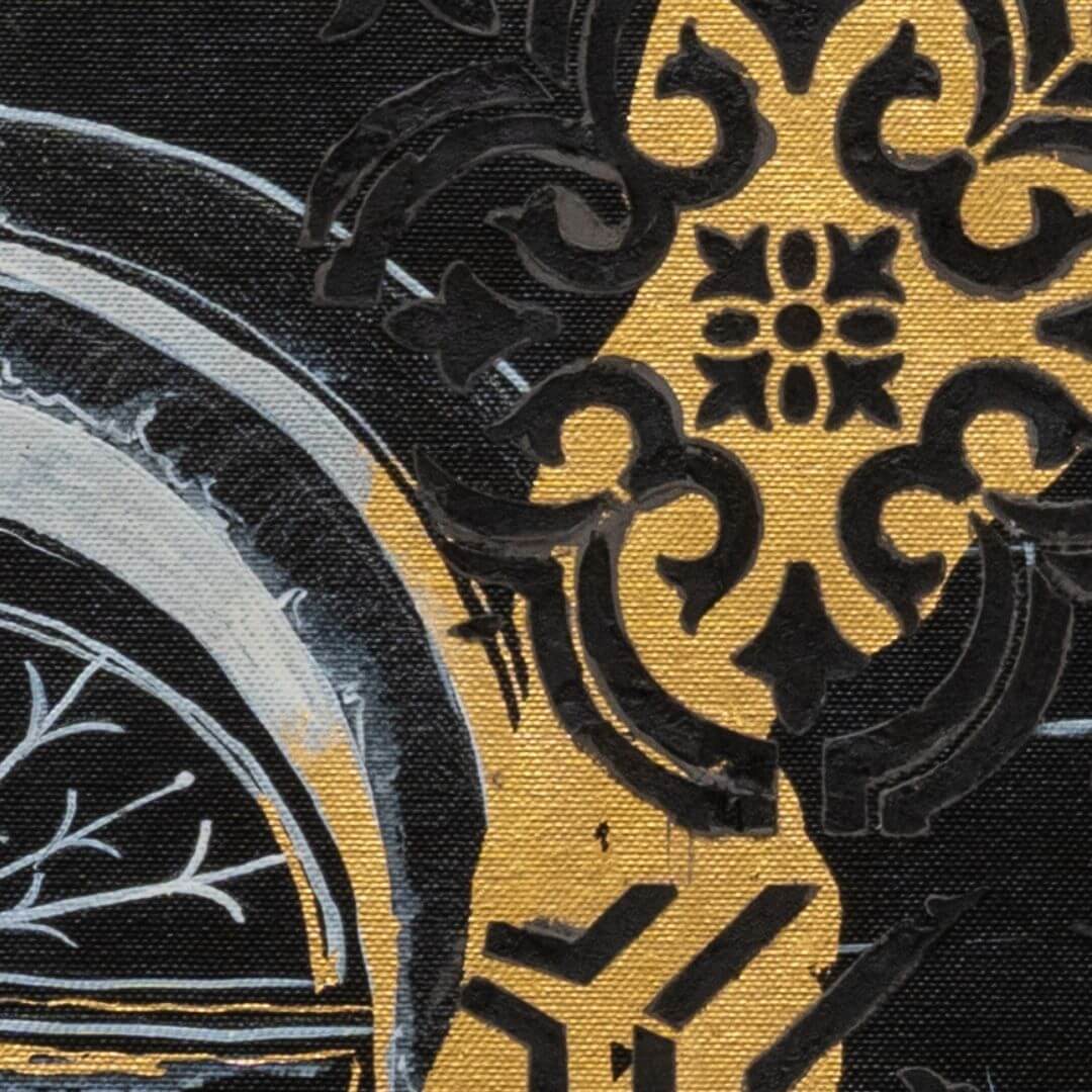 Wall Art | Black Gold Number 2