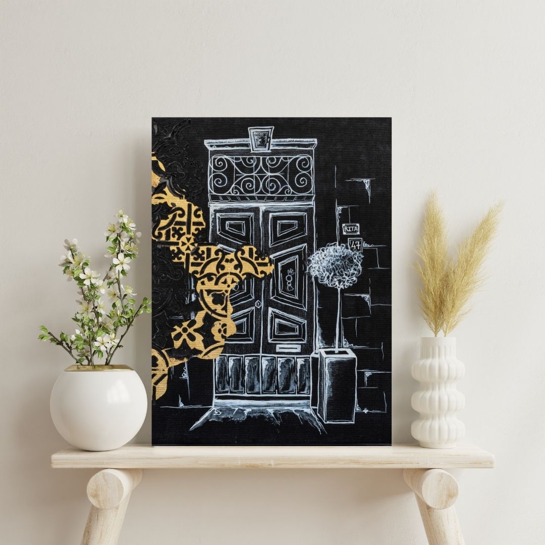 Wall Art | Black Gold Number 3