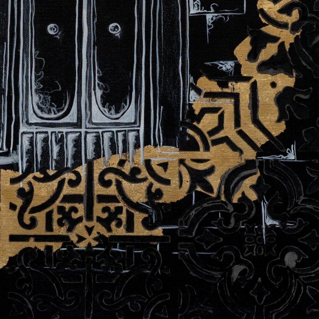Wall Art | Black Gold Number 1