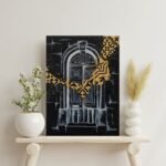 catherinemiadesigns canvas wall art blackgold2 sideview3